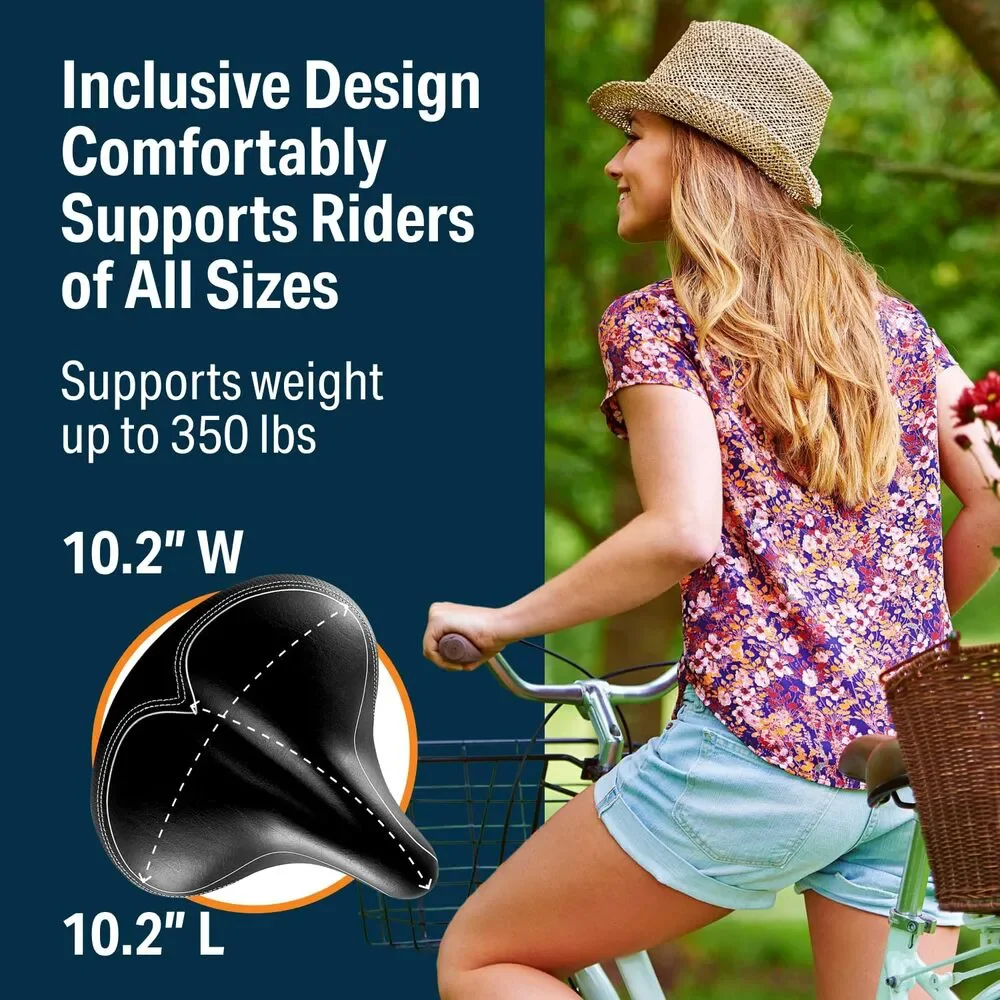 NWT Bikeroo Oversized Bike Seat Wide Cushion Replacement Saddle